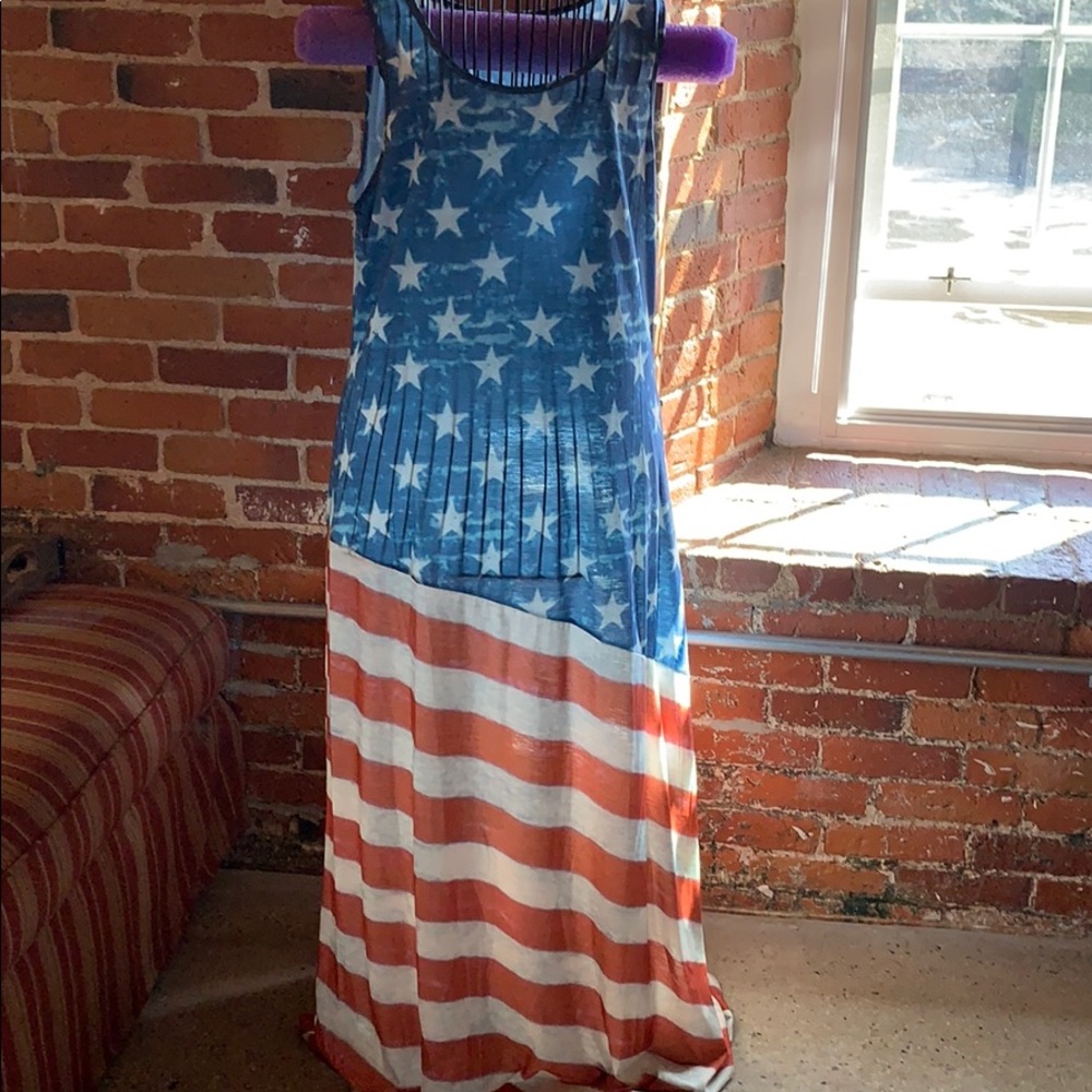 COPY - American Flag Maxi Dress!